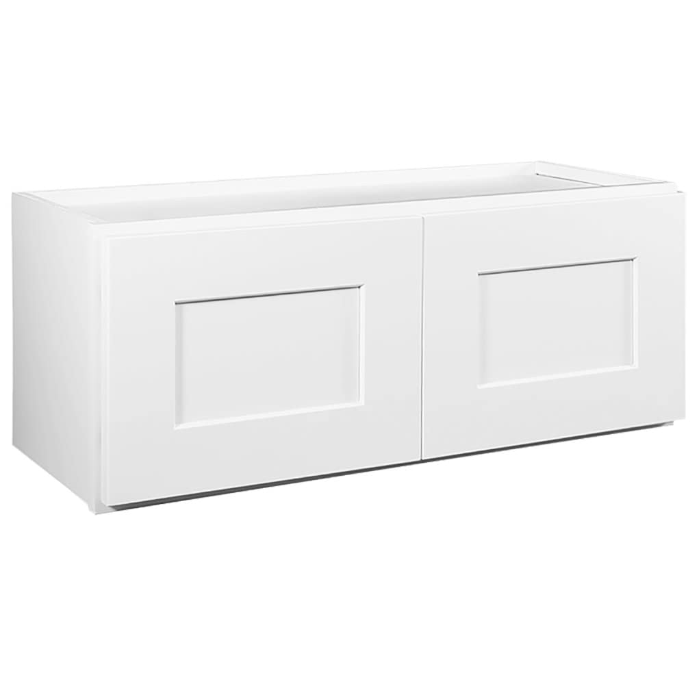 White Shaker Style Bridge Cabinet R244861