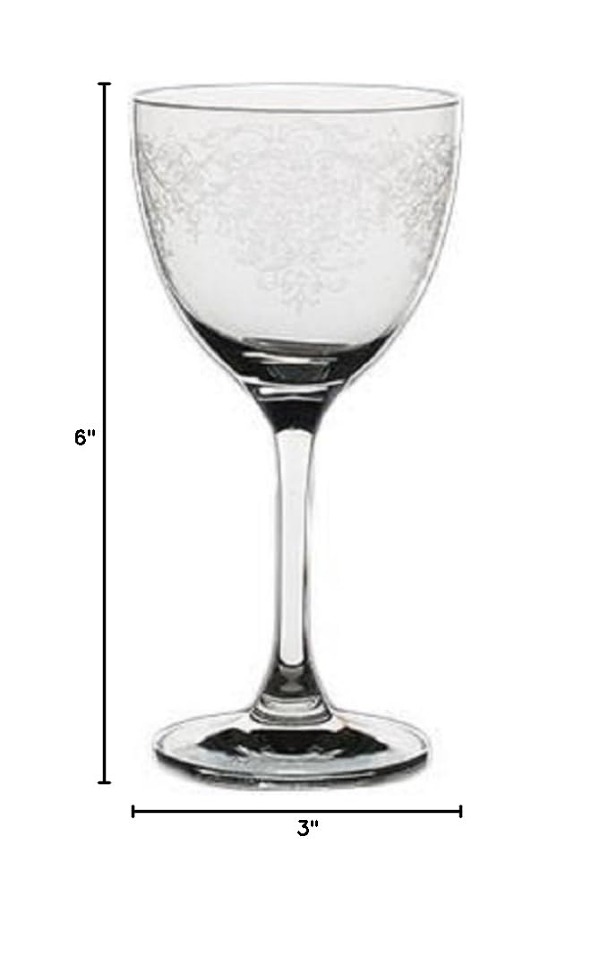 Set of 6 Wine Cocktail Glasses U8593