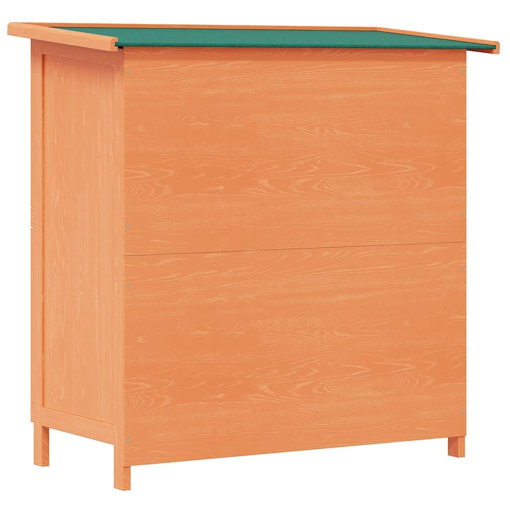 Outdoor Wooden Rabbit Hutch 2-Tier 36 Inch S760228