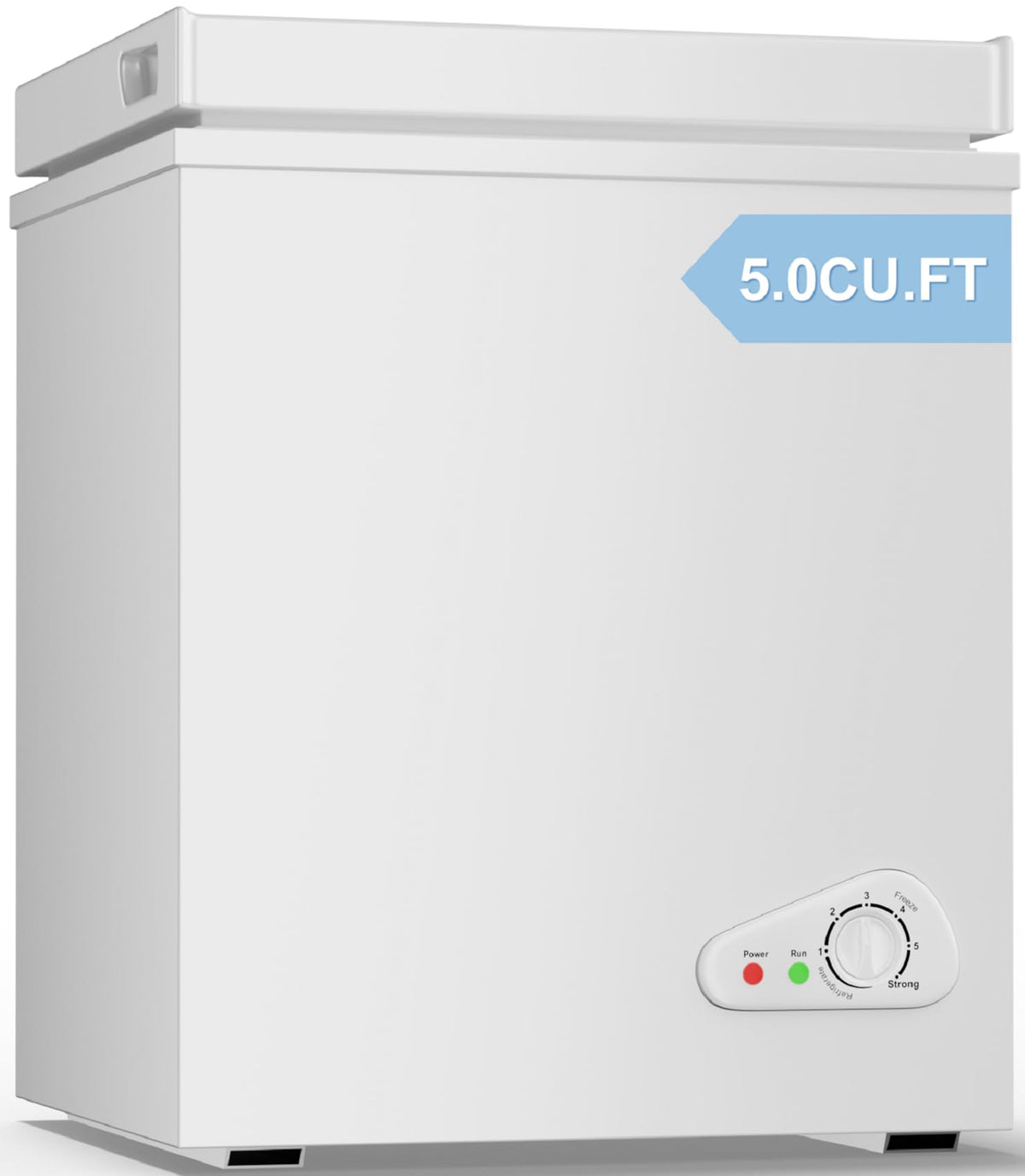 5.0 Cubic Feet White Chest Freezer A124