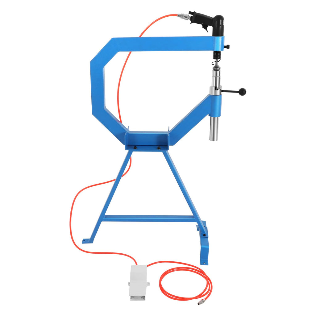 Pneumatic Planishing Hammer with Steel Frame Stand and Foot Pedal V376