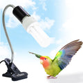 Bird Cage UVB Light Combo Kit 2.4% UVB UVA 20W Compact Fluorescent Bulb S592778