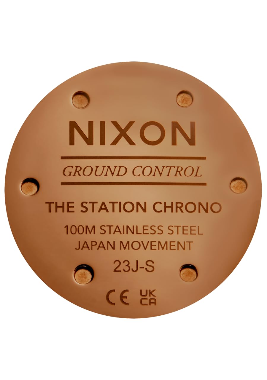 Chocolate Brown Leather Chrono Watch F67396