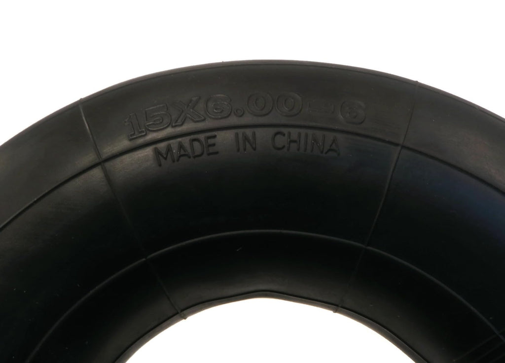 Tire Inner Tubes 15x6.00x6 TR13 Straight Valve Stem Pack of 4 O7792