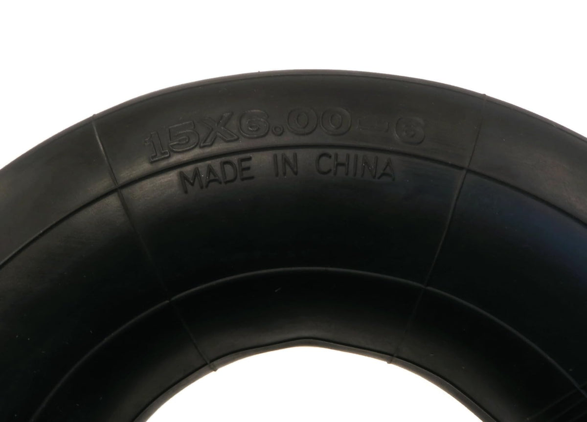 Tire Inner Tubes 15x6.00x6 TR13 Straight Valve Stem Pack of 4 O7792