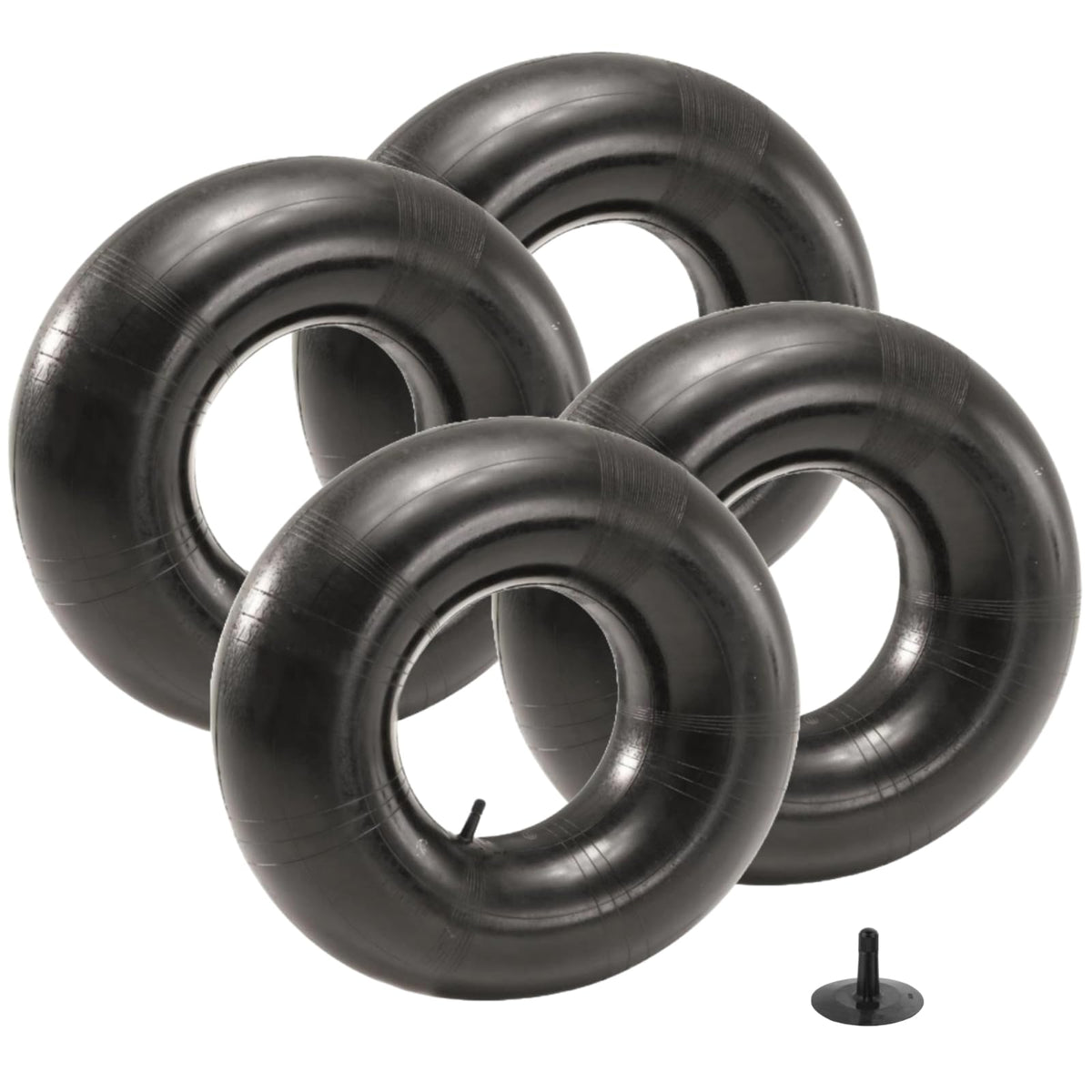Tire Inner Tubes 15x6.00x6 TR13 Straight Valve Stem Pack of 4 O7792
