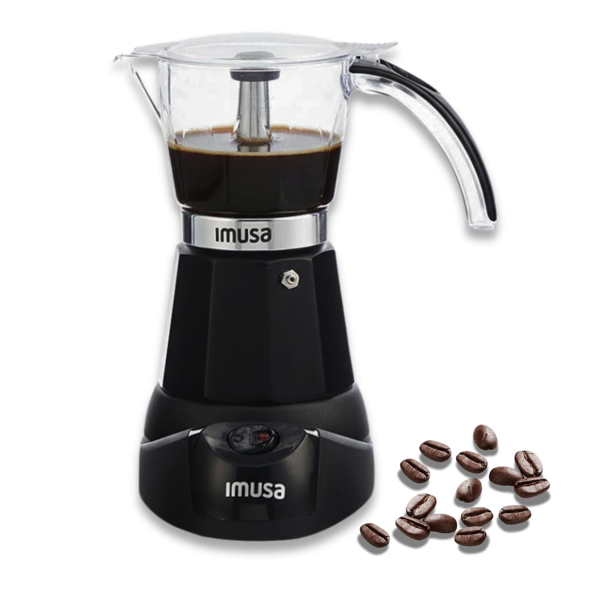 Black Electric Espresso Maker Y640
