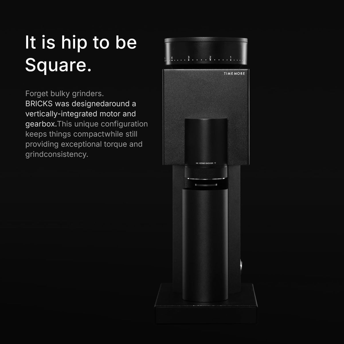 Electric Coffee Grinder 150 Adjustable Settings Stainless Steel Black S600117
