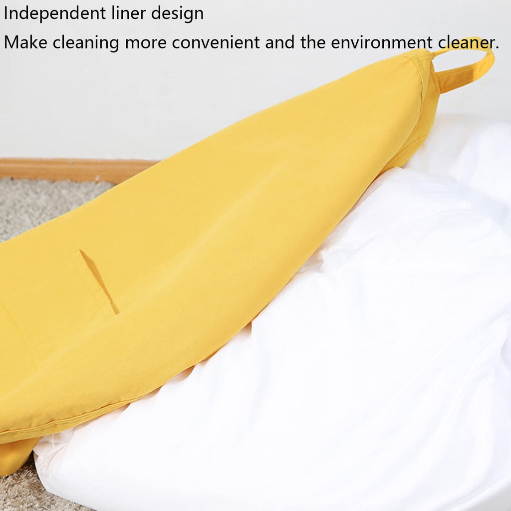 Yellow Washable Bean Bag Chair Cover J305511