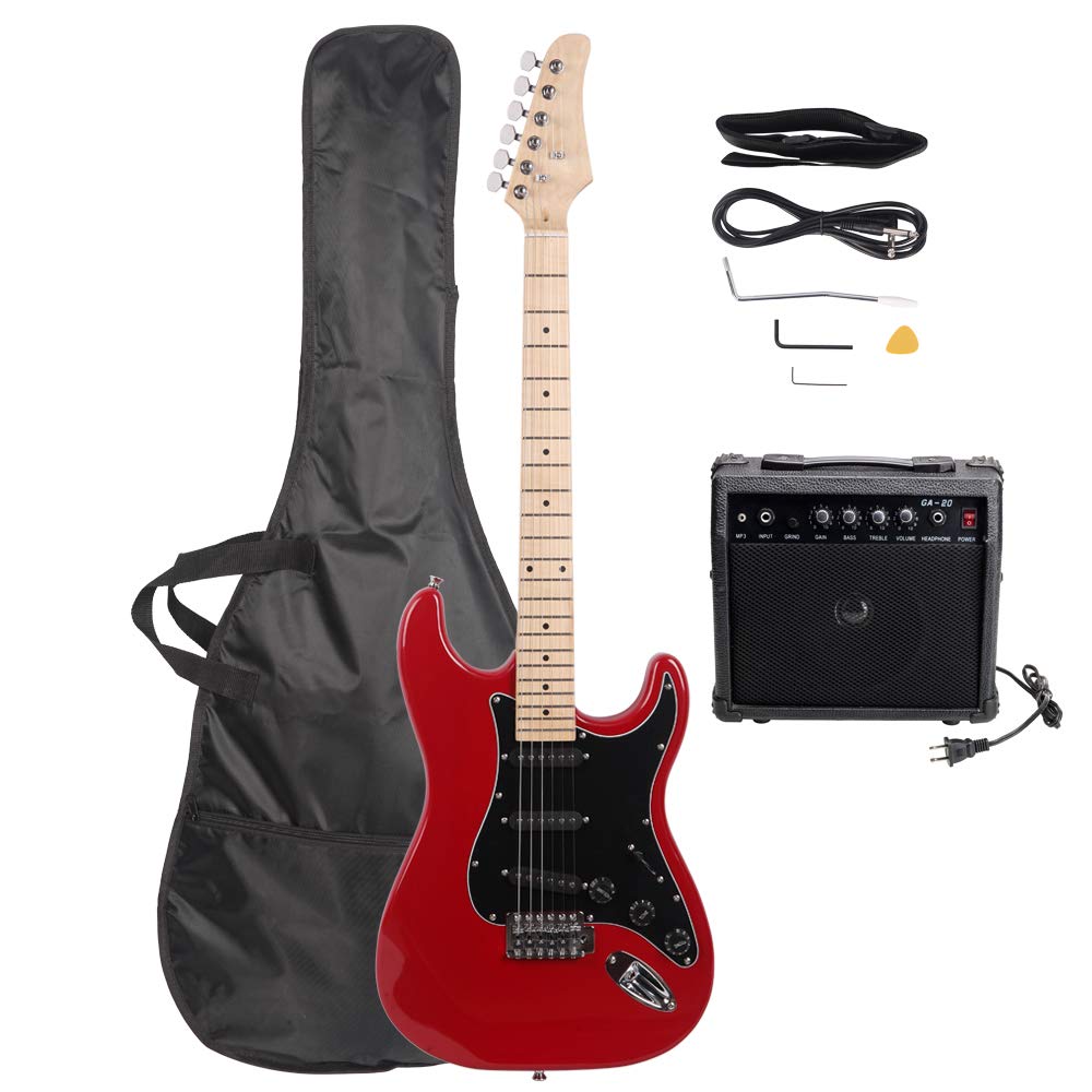 39" Full Size Electric Guitar with 20w Amp and Bag E797