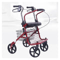 Upright Folding Rollator Walker with Seat H72424