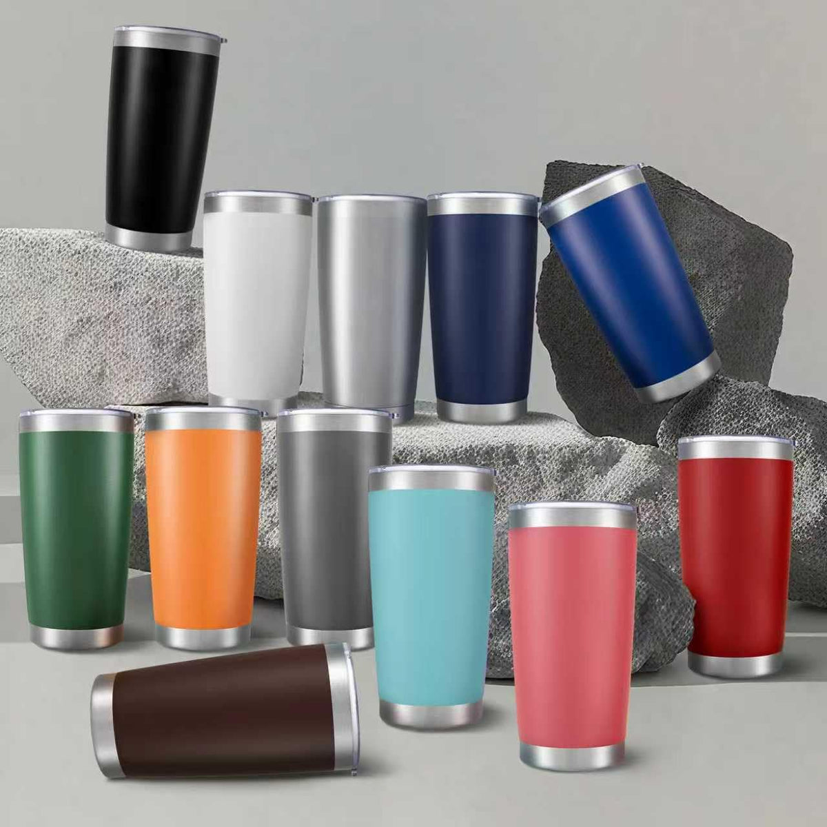 20 oz Stainless Steel Insulated Tumbler with Lid X452559