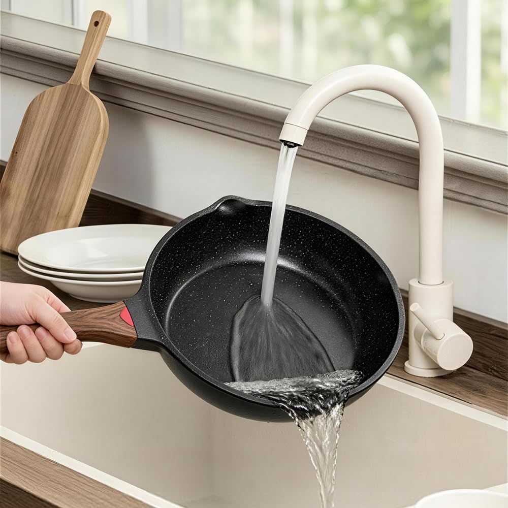 12 Pc Nonstick Deep Frying Pan Cookware Set N418117