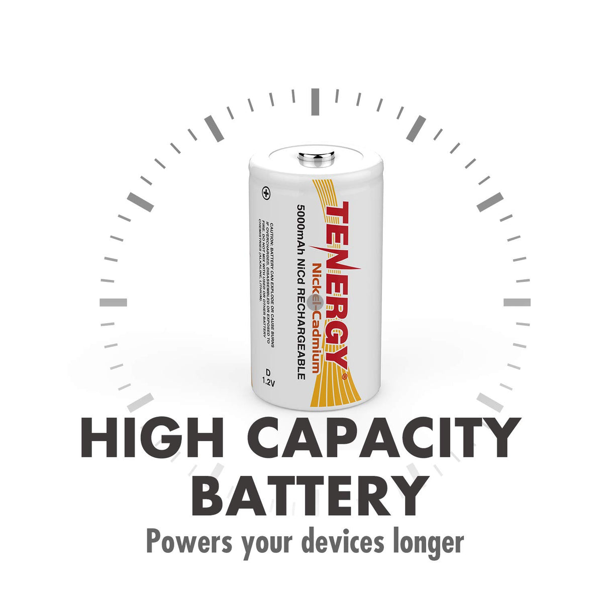 Rechargeable NiCd D Batteries and LCD Smart Charger R287282