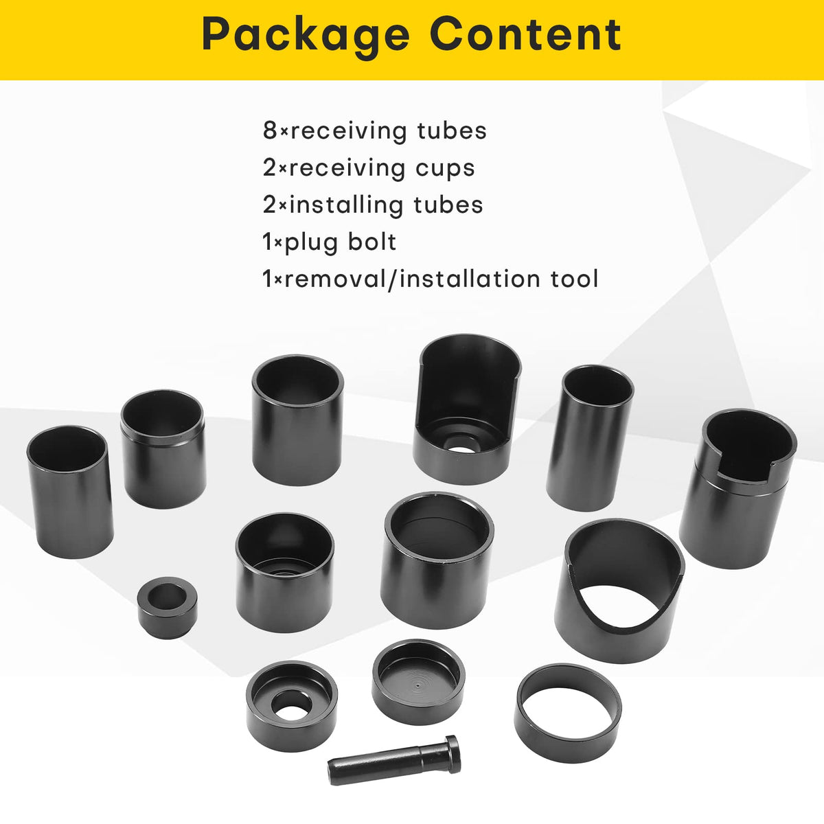 14PCS Ball Joint Remover Installer Adapter Tool Set M9389