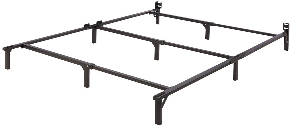 Queen Size Black Metal Bed Frame E60203
