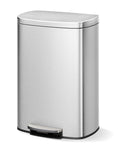 Step-on Stainless Steel Kitchen Trash Can 13 Gal F330699