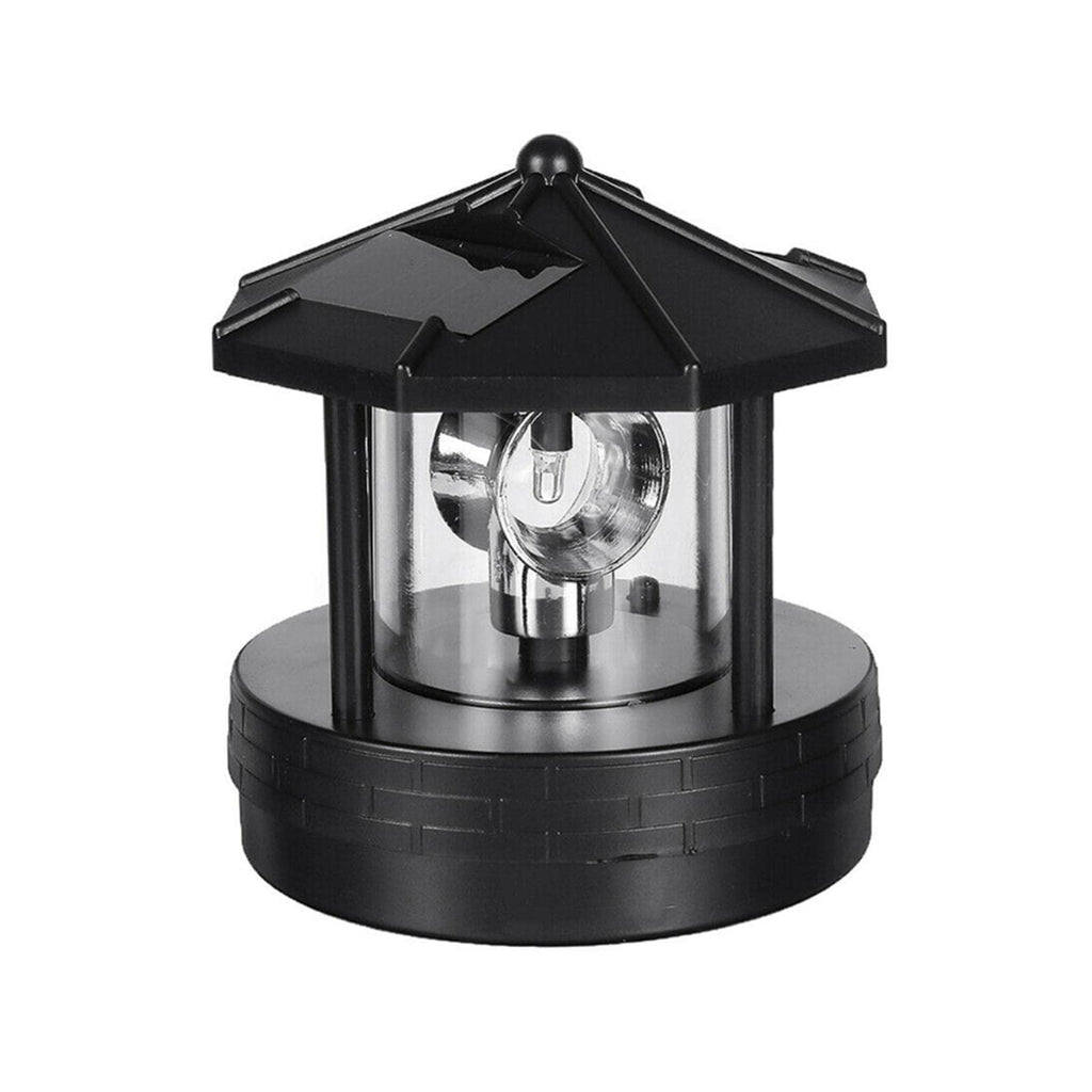 Solar Lighthouse Lamp 360° Rotatable LED IP44 Waterproof U7131