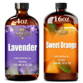 Lavender 4 Fl Oz and Sweet Orange 16 Fl Oz Essential Oil U923838
