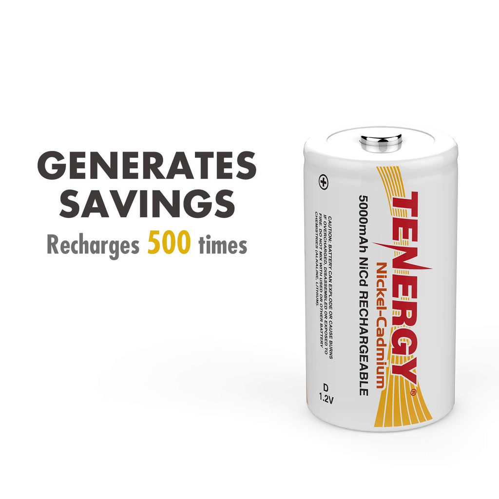 Rechargeable NiCd D Batteries and LCD Smart Charger R287282