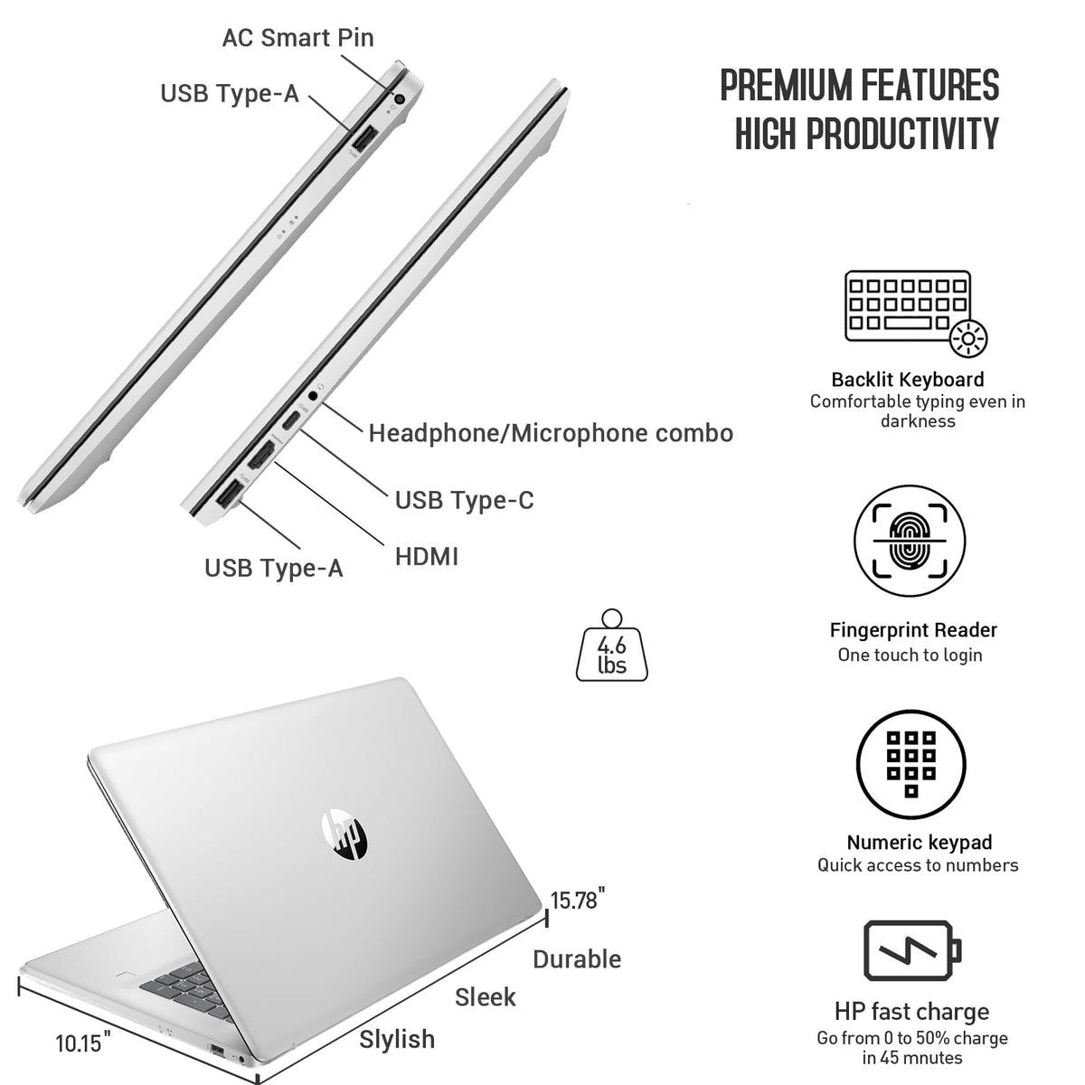 17.3 Inch Touchscreen Laptop A5833
