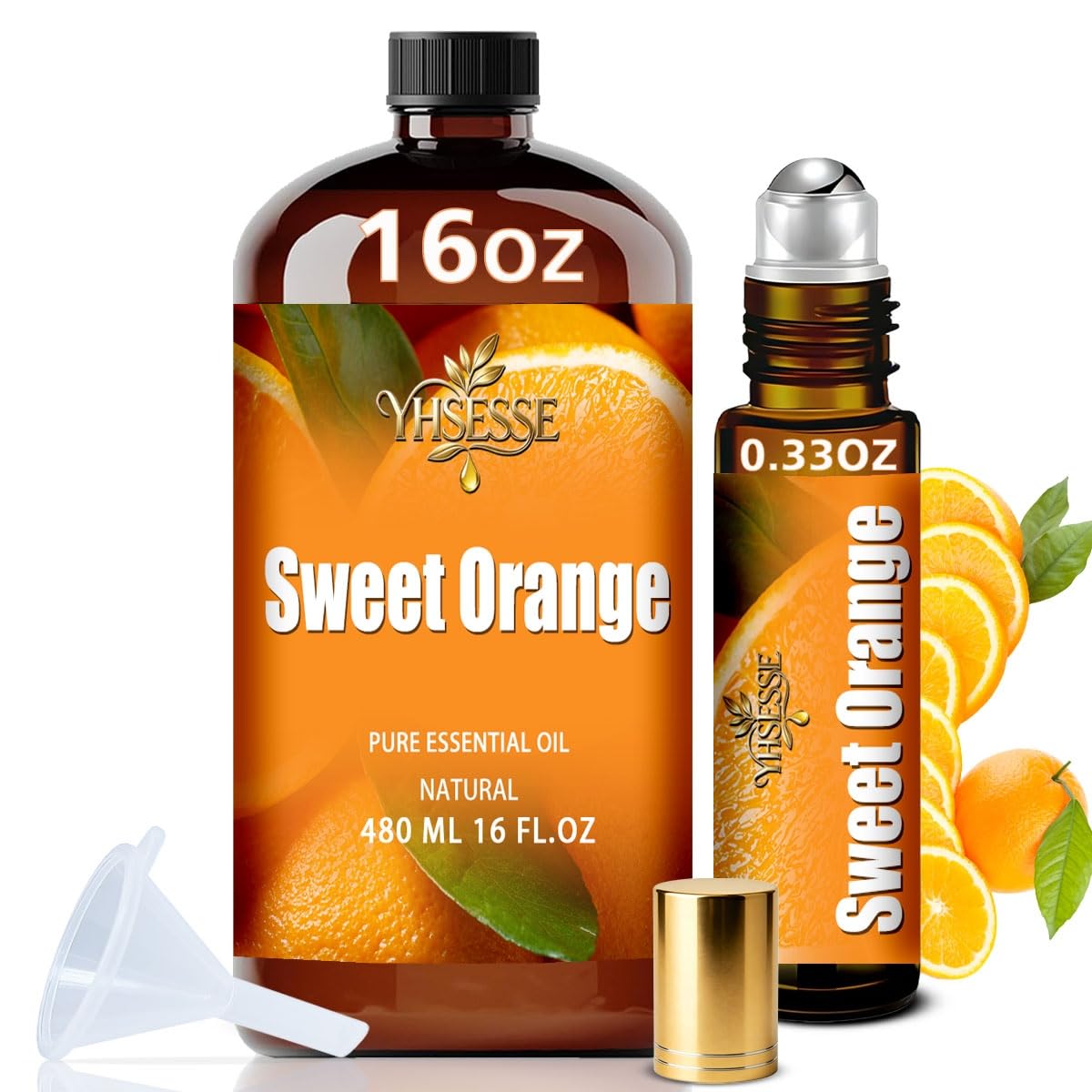 Lavender 4 Fl Oz and Sweet Orange 16 Fl Oz Essential Oil U923838