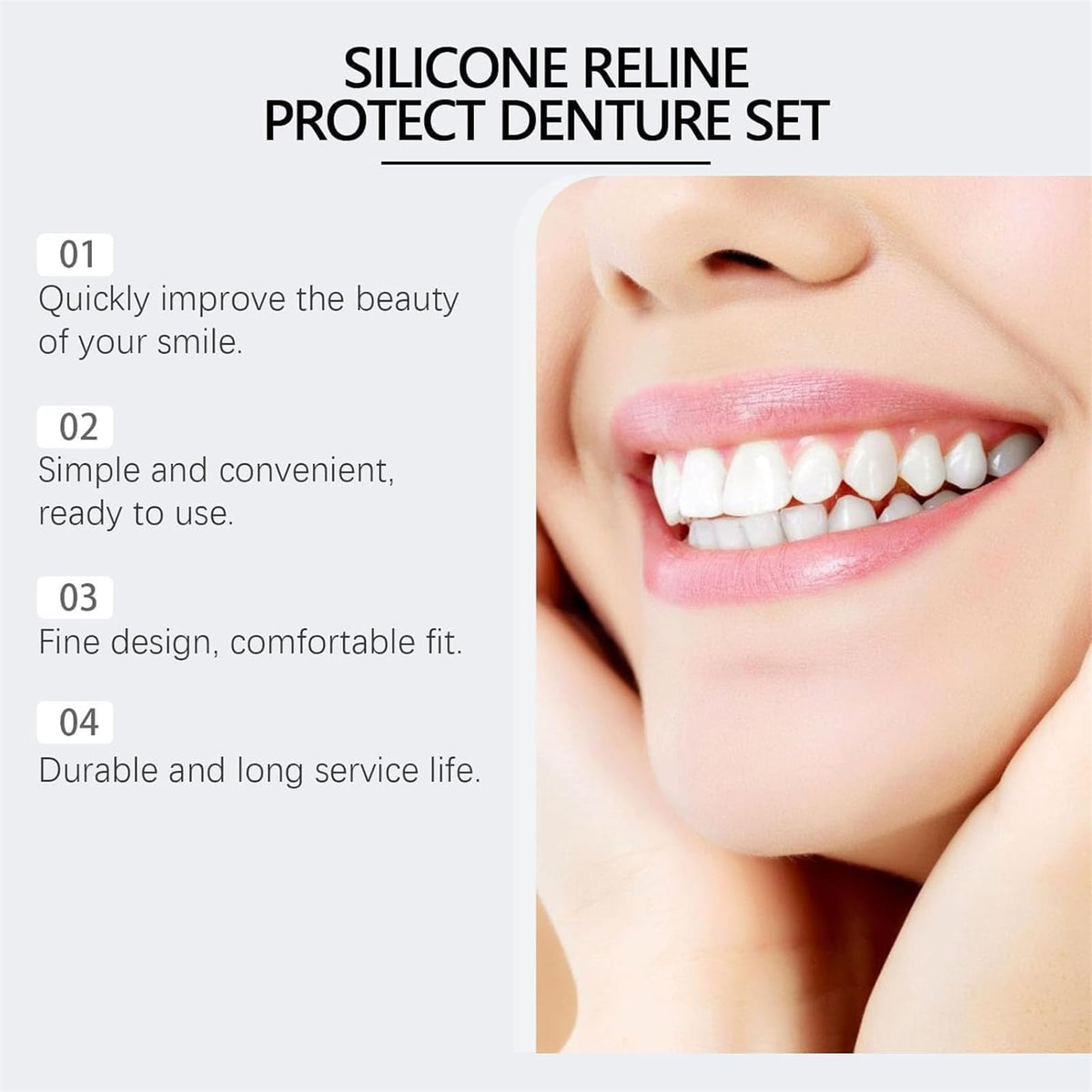 Silicone Denture Set (2Pcs) I862549