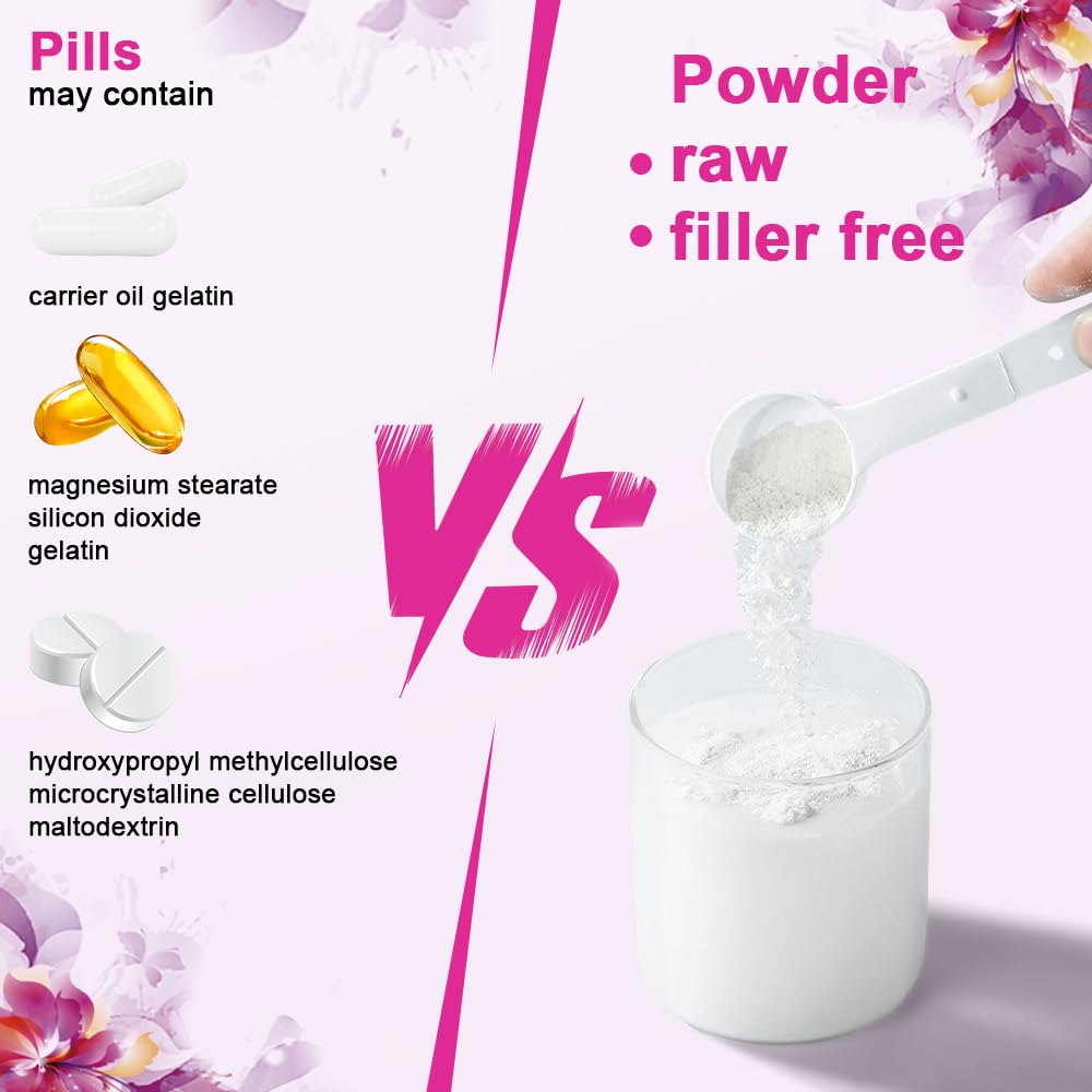 Multi Collagen Peptides Powder, 2LB Type I II III V X Unflavored L81362