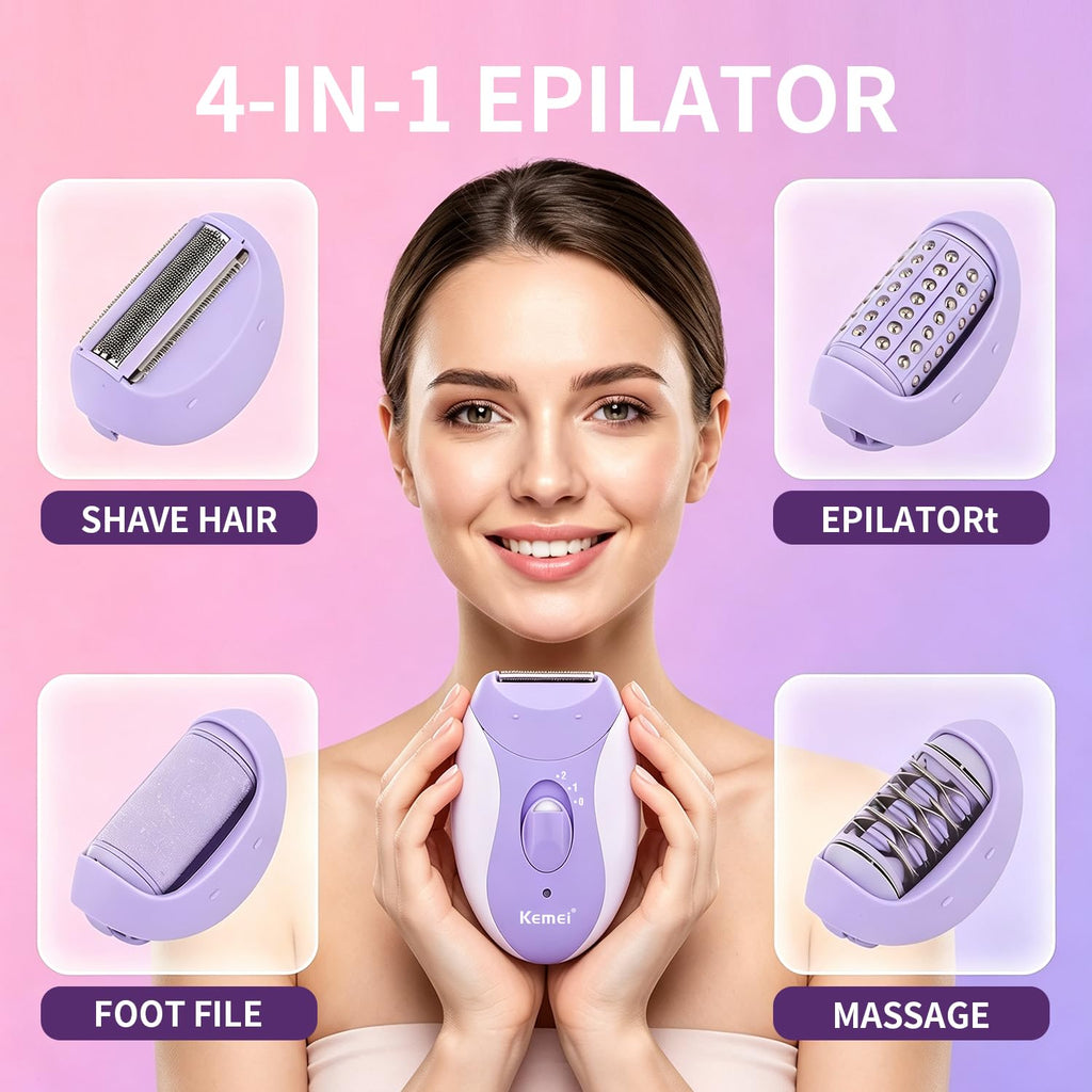 4-in-1 Women's Epilator Hair Remover T629