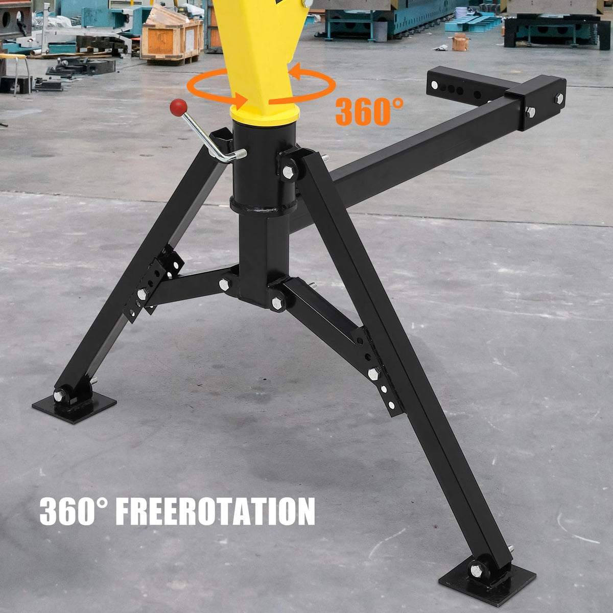 Hydraulic Receiver Hitch Mounted Truck Crane 1000 lbs Capacity M682395