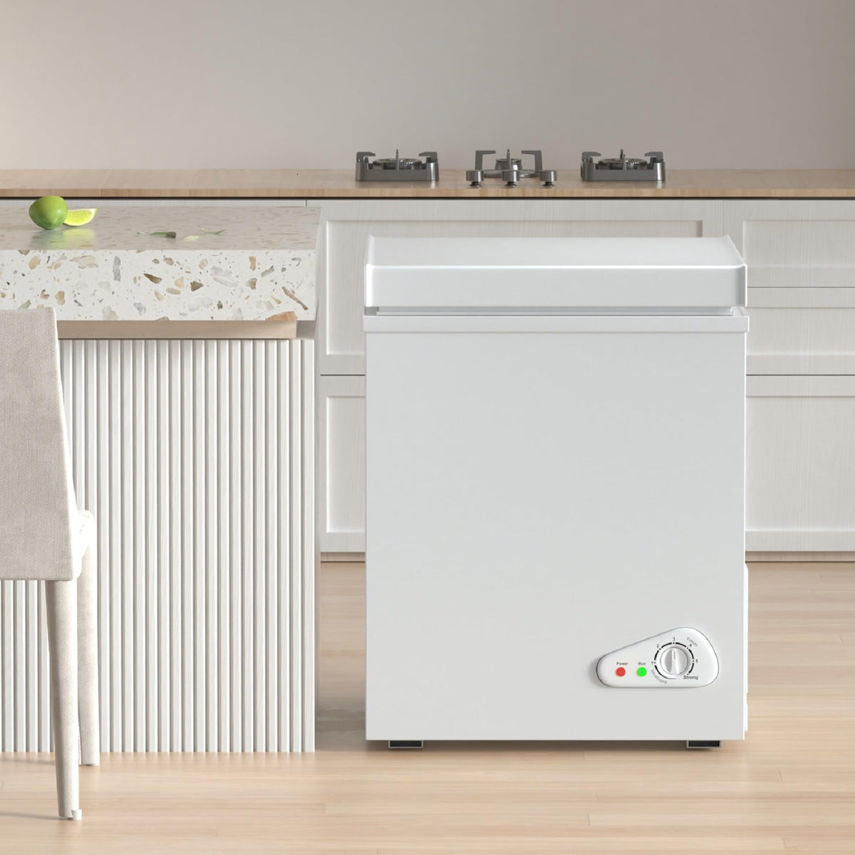 5.0 Cubic Feet White Chest Freezer A124
