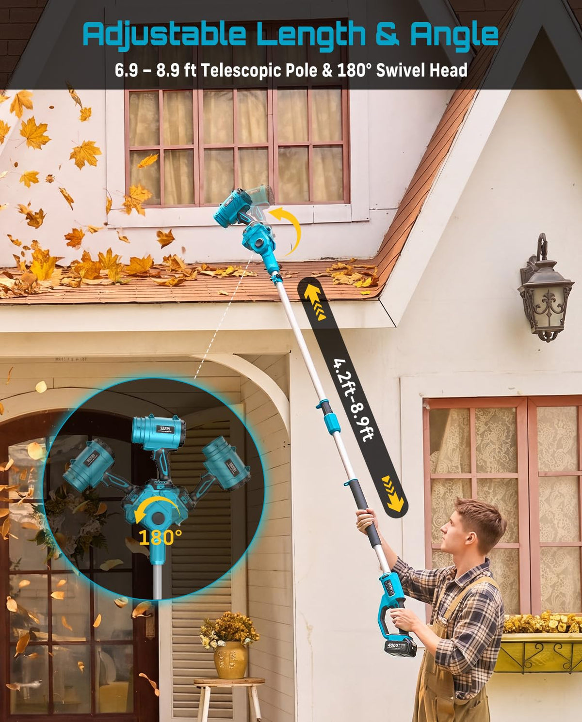 Cordless Leaf Blower 700CFM/200MPH N143766
