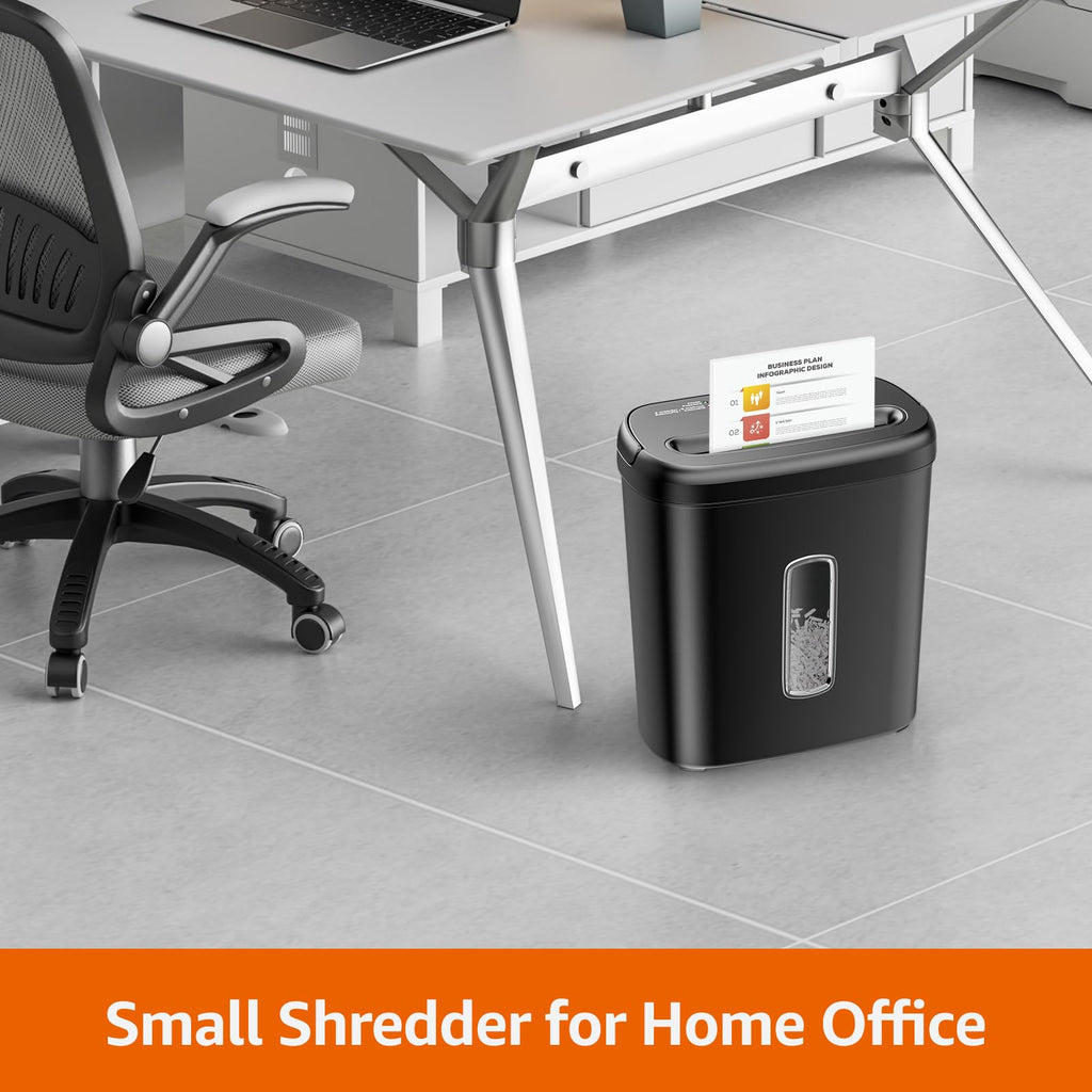 8-Sheet Cross Cut Paper and Credit Card Shredder N86143