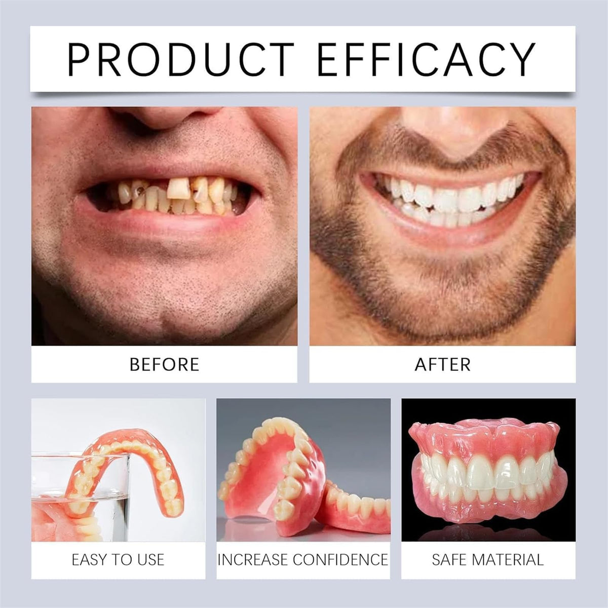 Silicone Denture Set (2Pcs) I862549