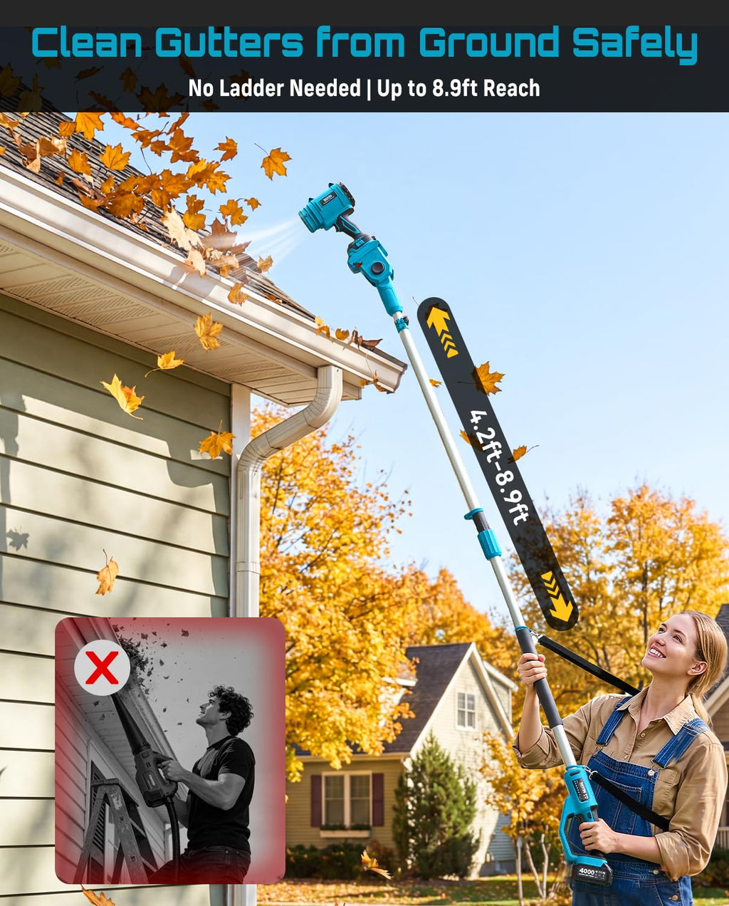 Cordless Leaf Blower 700CFM/200MPH N143766