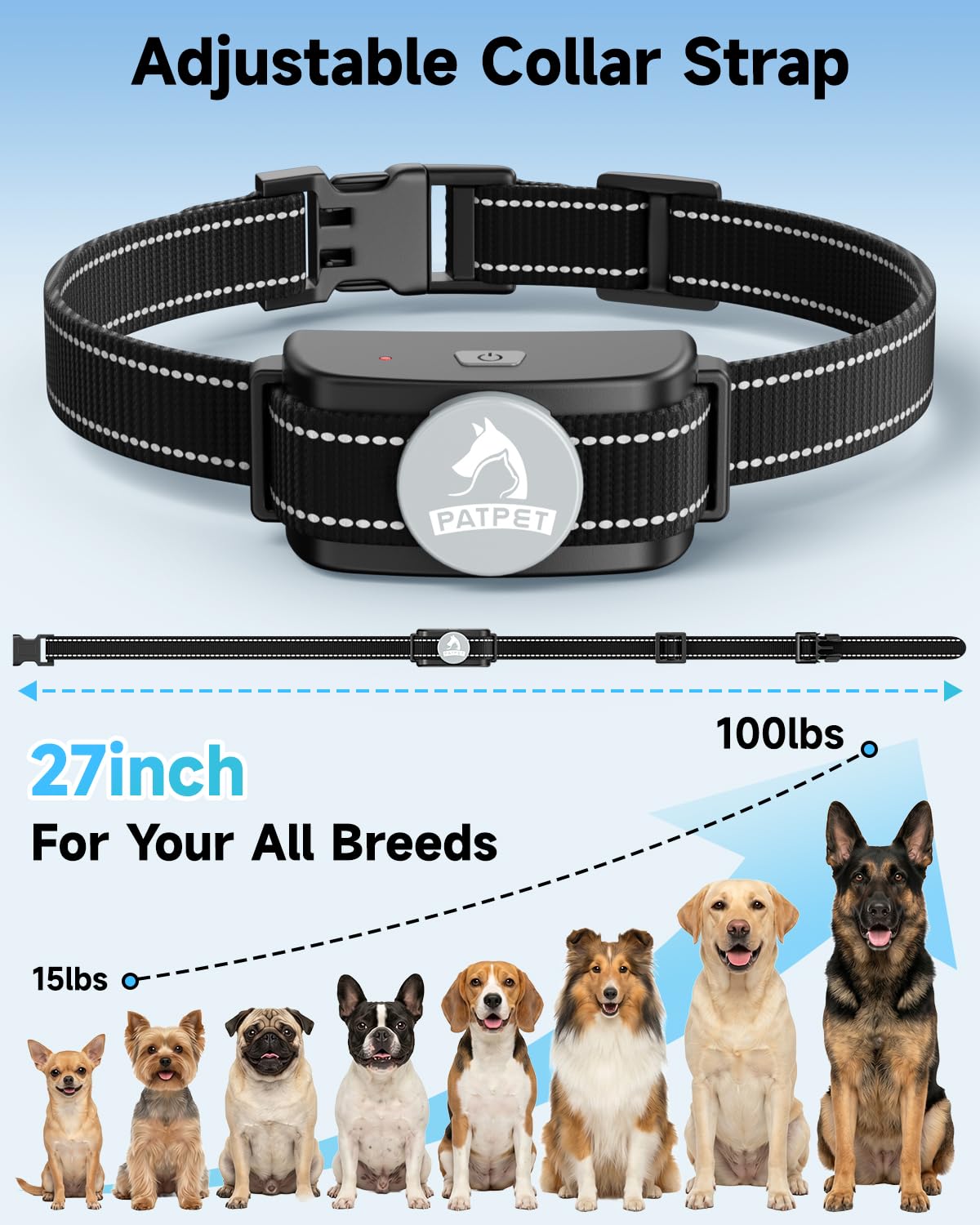 Dog Training Collar with Remote, 3 Training Modes, Rainproof T161557