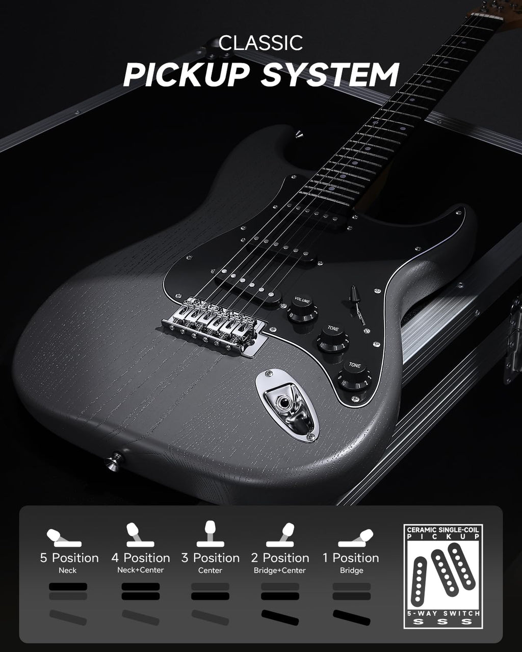 39” Electric Guitar Kit with Amp B671287