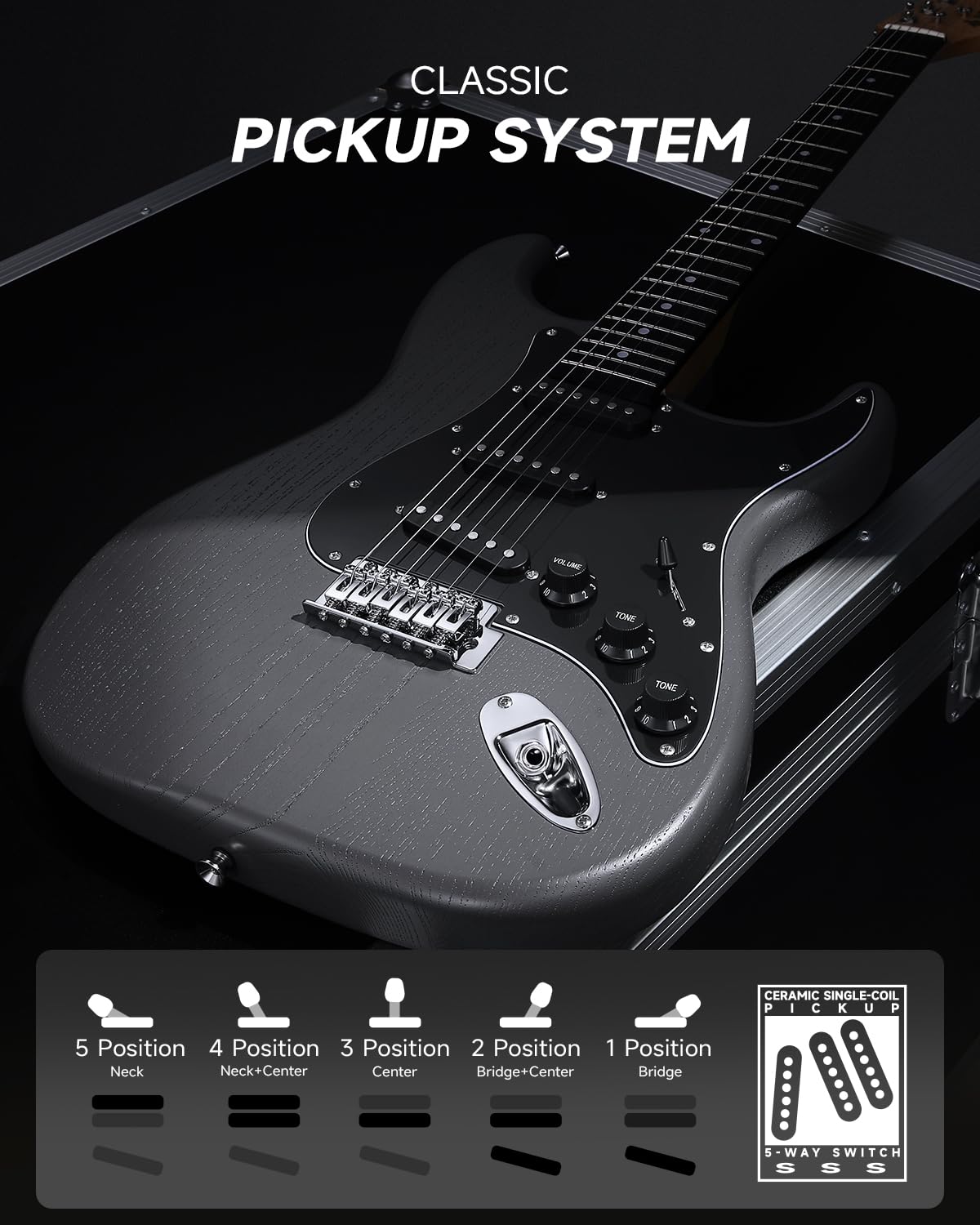 39” Electric Guitar Kit with Amp B671287