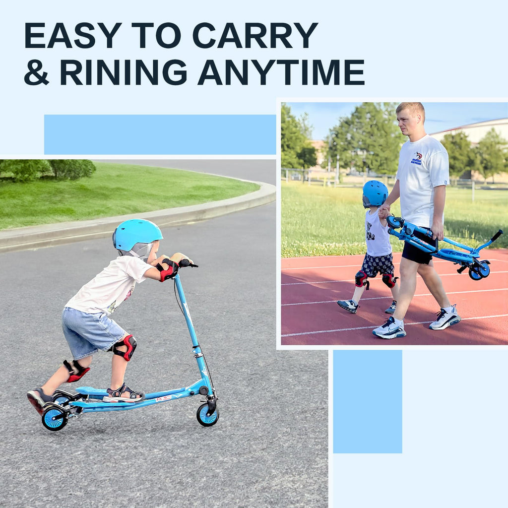 3 Wheels Drifting Scooter with Adjustable Height & Foldable J9700