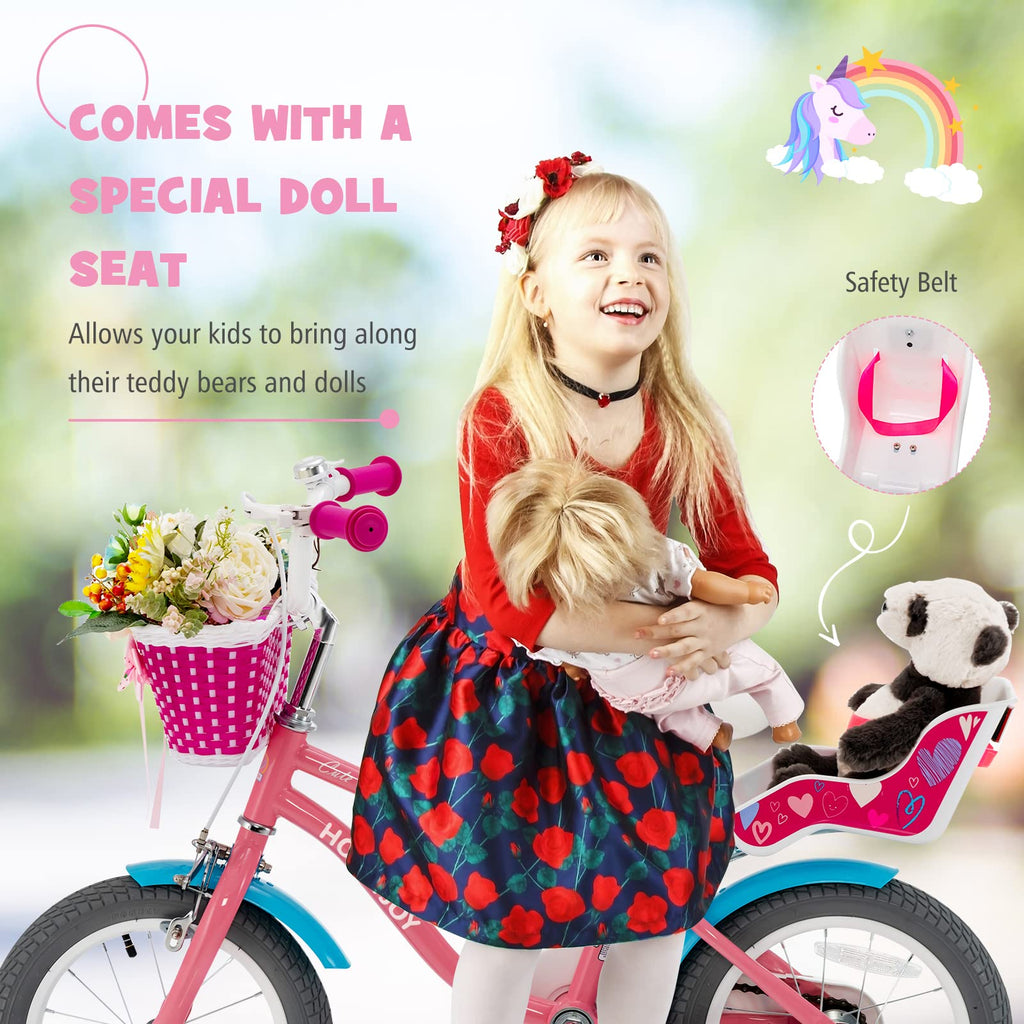 14 Inch Kids Bike with Training Wheels W574888
