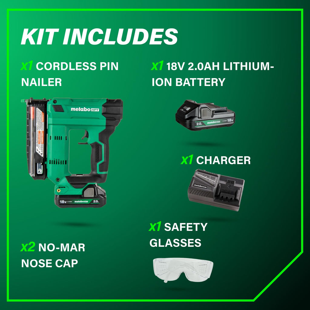 23 Gauge Cordless Pin Nailer Kit D53654