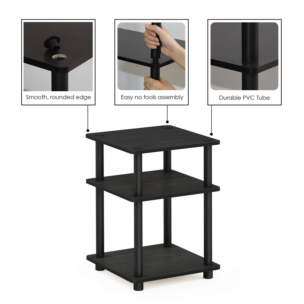 3-Tier Square Side Table G246