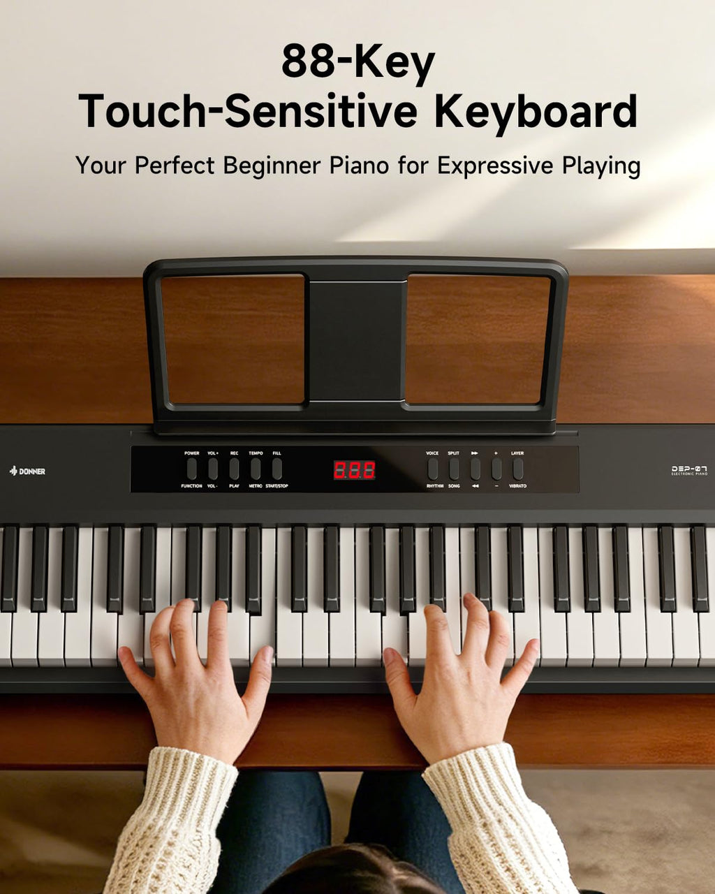 88 Key Semi-Weighted Digital Piano with Carry Bag M4320