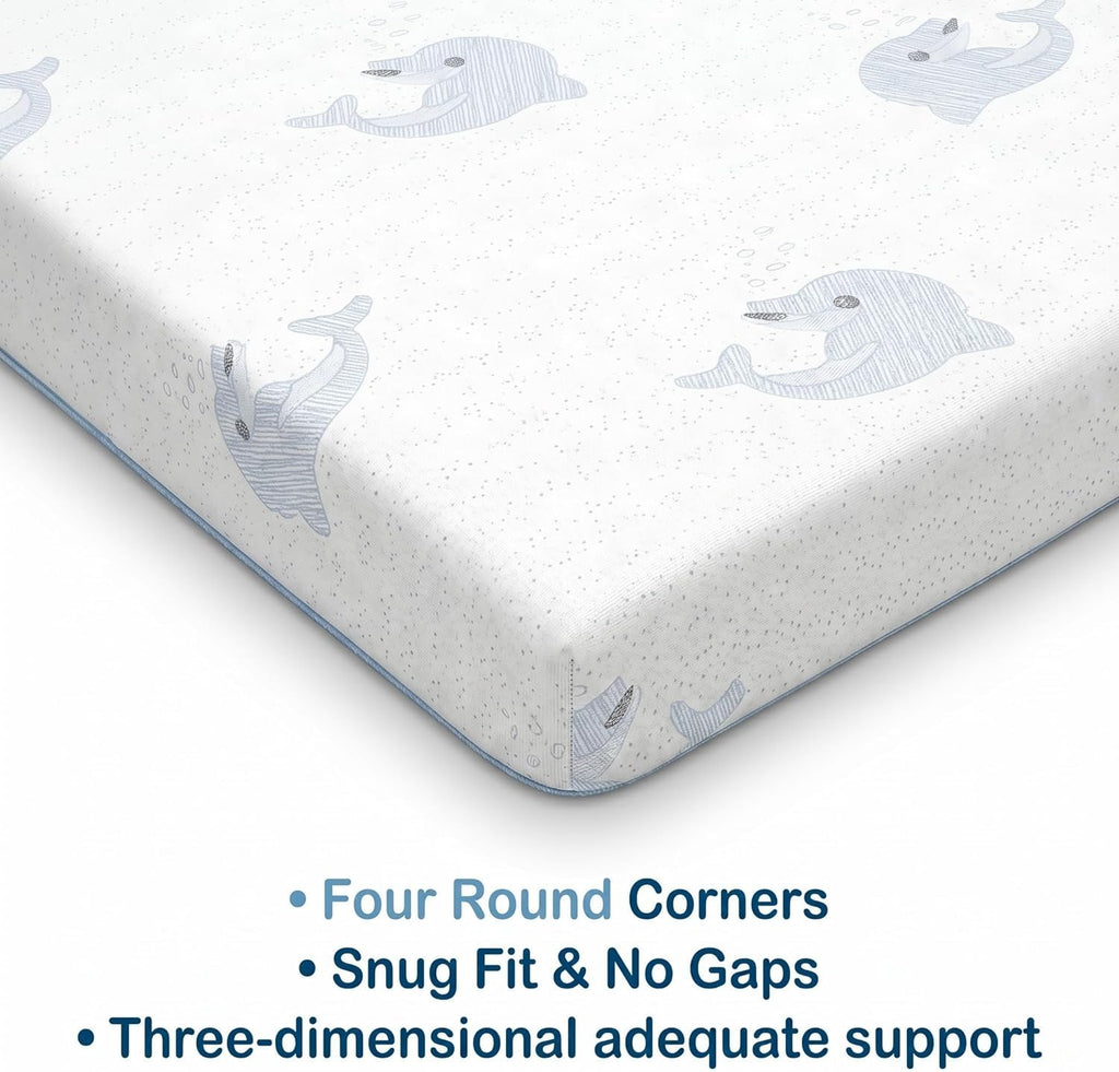 Trifold Pack and Play Mattress Topper, 38x26 Dual Firmness Z579766