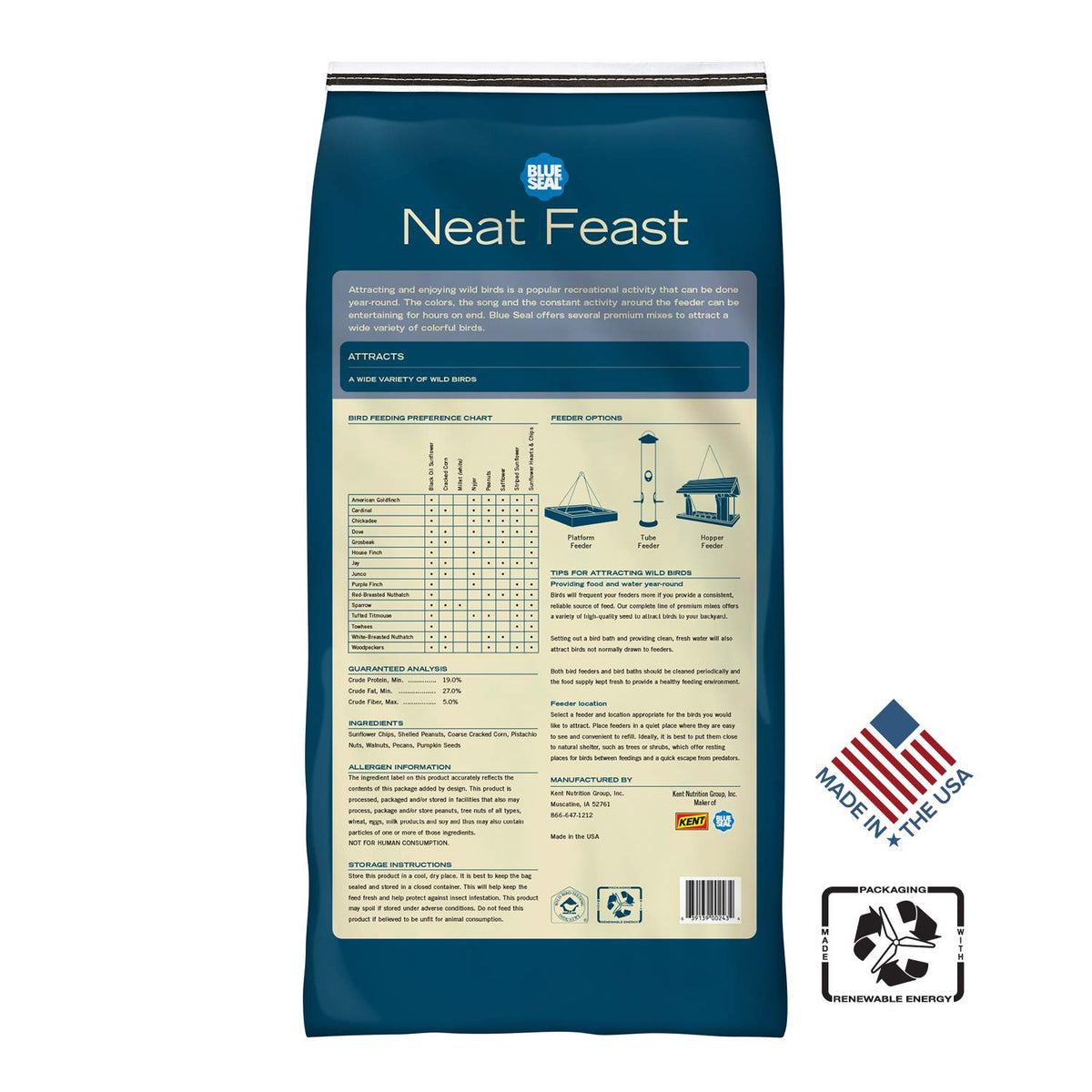 Wild Bird Seed 20 Pound Bag K5267