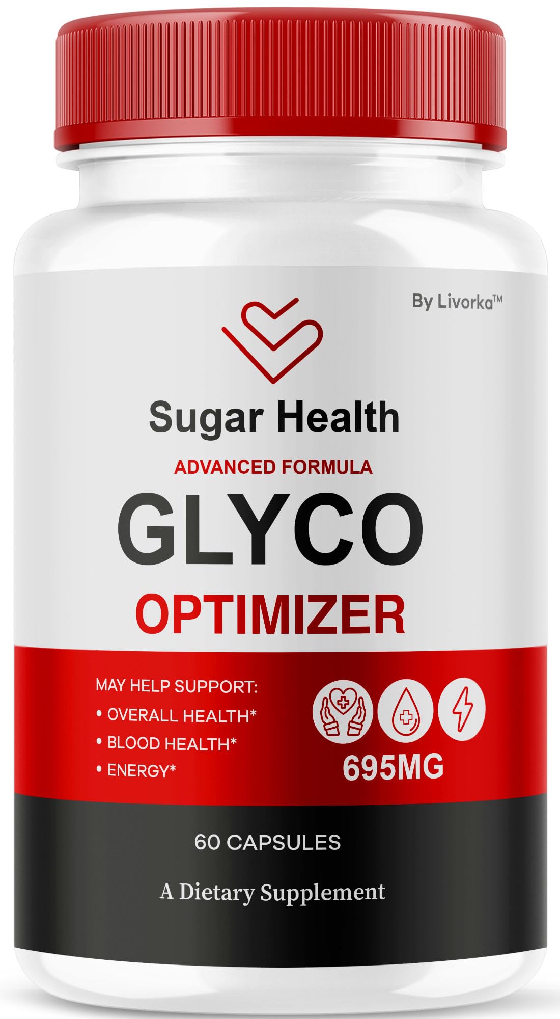 All Natural Glyco Support Supplement Pills, 60 Capsules H464291