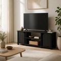 3-Tier TV Stand with Door Cabinets H602