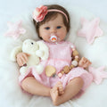 20 Inch Lifelike Reborn Baby Doll Girl with Soft Weighted Body E2827