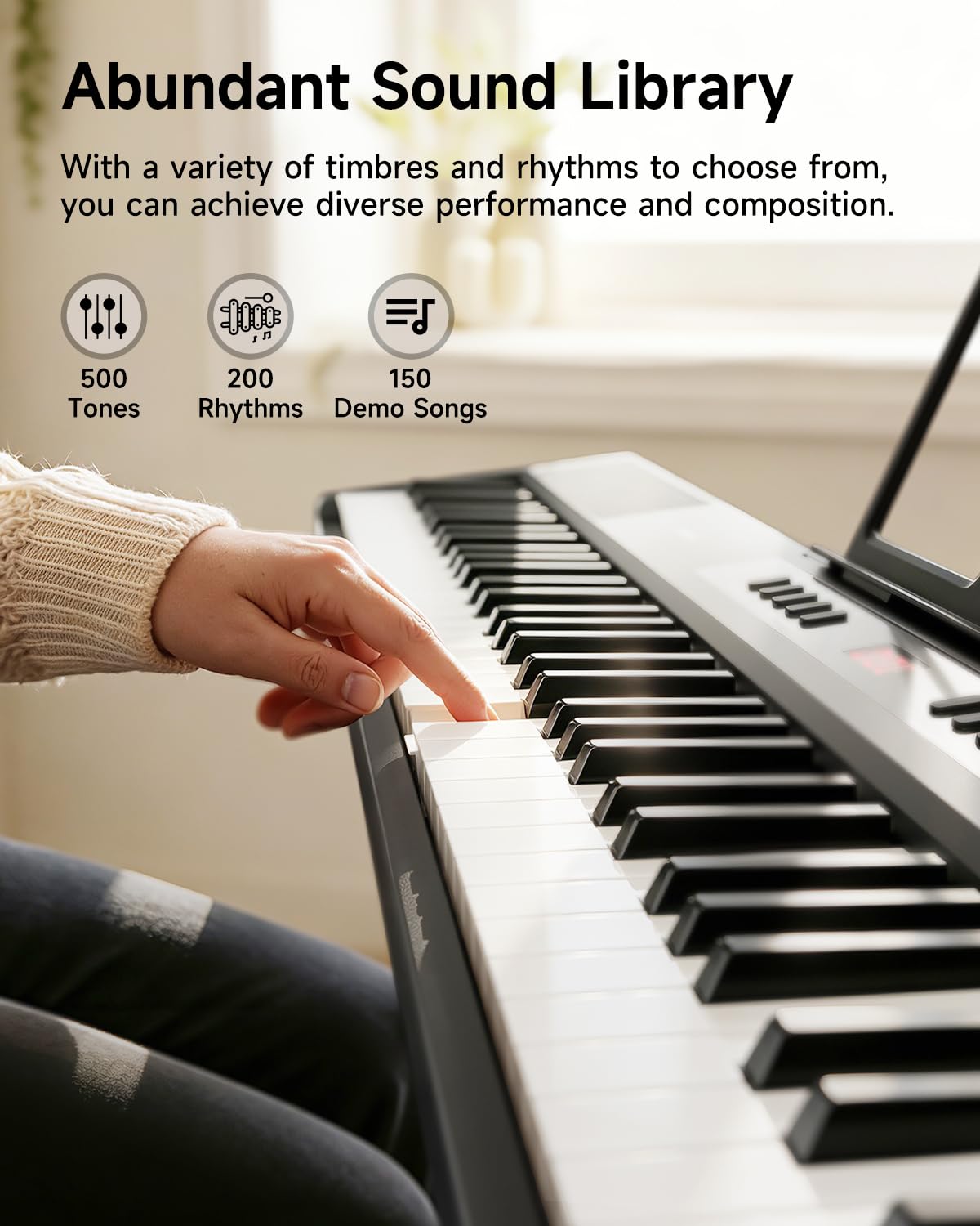 88 Key Semi-Weighted Digital Piano with Carry Bag M4320