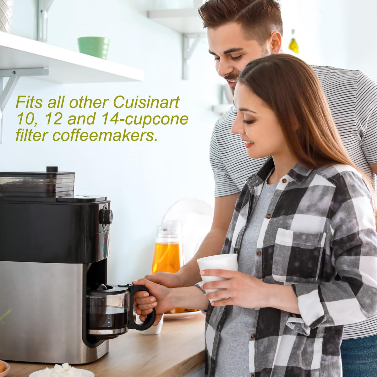 2 Pack Reusable Cone Coffee Filters N980